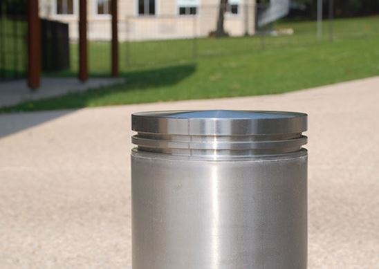 Borne de protection inox fixe - Tête démontable - Gamme EQUINOXE - Différentes formes disponibles_2