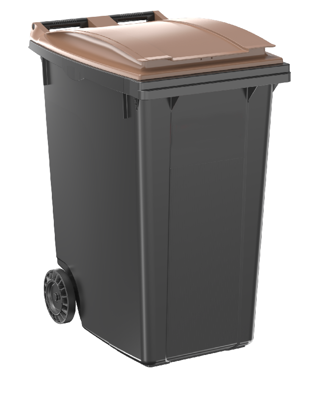 Conteneur 360 L - PEHD injecté - Norme EN 840 - Préhension frontale - Fabrication Française_2