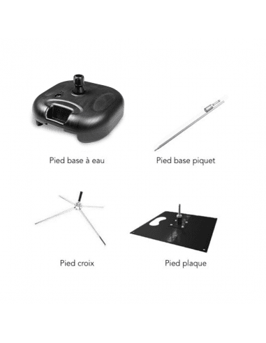 Drapeau rectangle L - Impression + structure + base à eau 20 L - Référence: E-DRAP-RECT-L_2