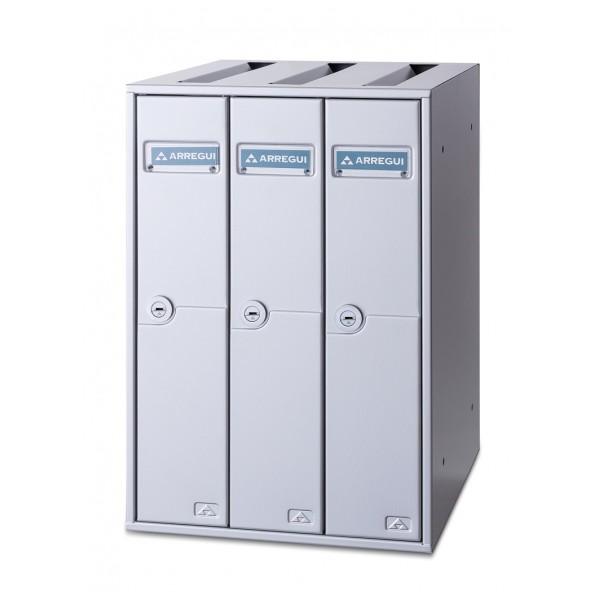 Boîtes aux lettres collectives Libro - Arregui - acier ou acier inoxydable - Serrure sécurité 1 EN13724_2