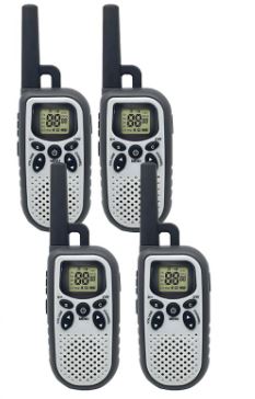 Talkies walkies - Pack de 4 - Portée 10 km - Etanche IP44 - rechargeable - 0400PR_0
