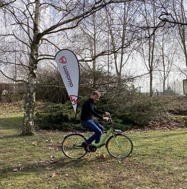 Voile avec fixation vélo - BIKE FLAG_2