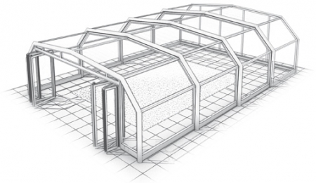 Abri piscine haut / télescopique / motorisé_2