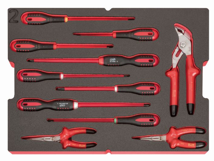 Caisse à outils usage intensif avec outils isolés - 79 Pcs - Résine structurée - 4750RCHDW02RF1V_2