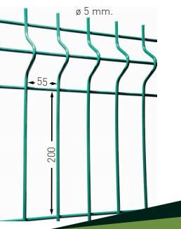 Hércules plus - clôture grillagée - mrt - hauteur 625 à 2425 mm_2