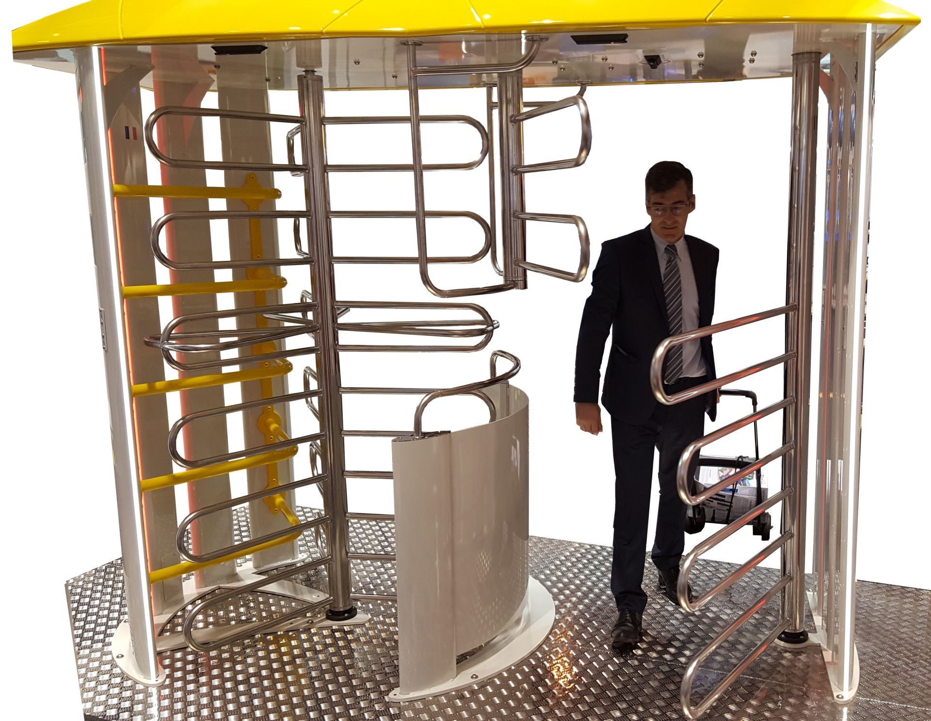 Tourniquet Passe-Vélos TS 120 PMR-V - avec portillon motorisé et passage PMR_3