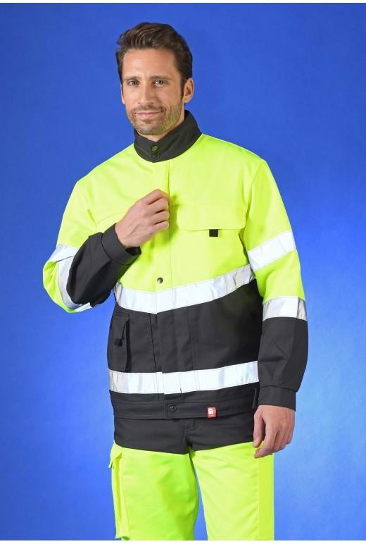 Blouson Select Wear haute visibilité - Réf. 435*CP4 - EN ISO 20471 classe 2, multipoches, bandes rétroréfléchissantes_2
