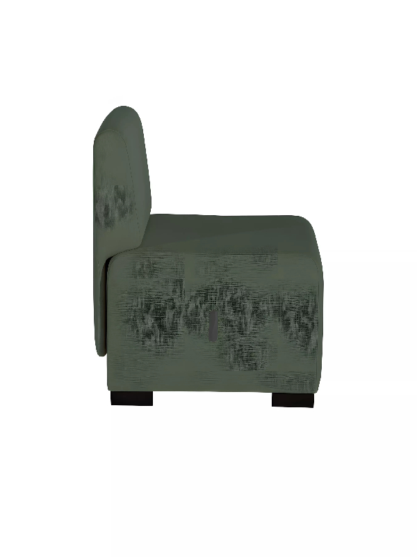 Canapé 1 place vert forêt_2