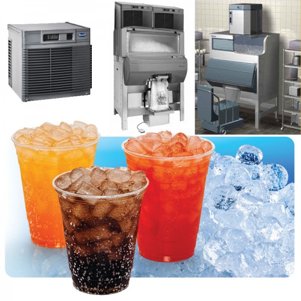 Distributeur et ensacheur automatique de glaçons - bac de stockage inclus - modèles DB 650 SA et DB 1000 SA - 34 à 55 kg/min_2