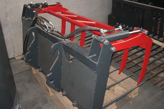 Fourche à fumier KM 130 Knikmops Rollmops - Avec grappin pour foin, paille et émondes_2