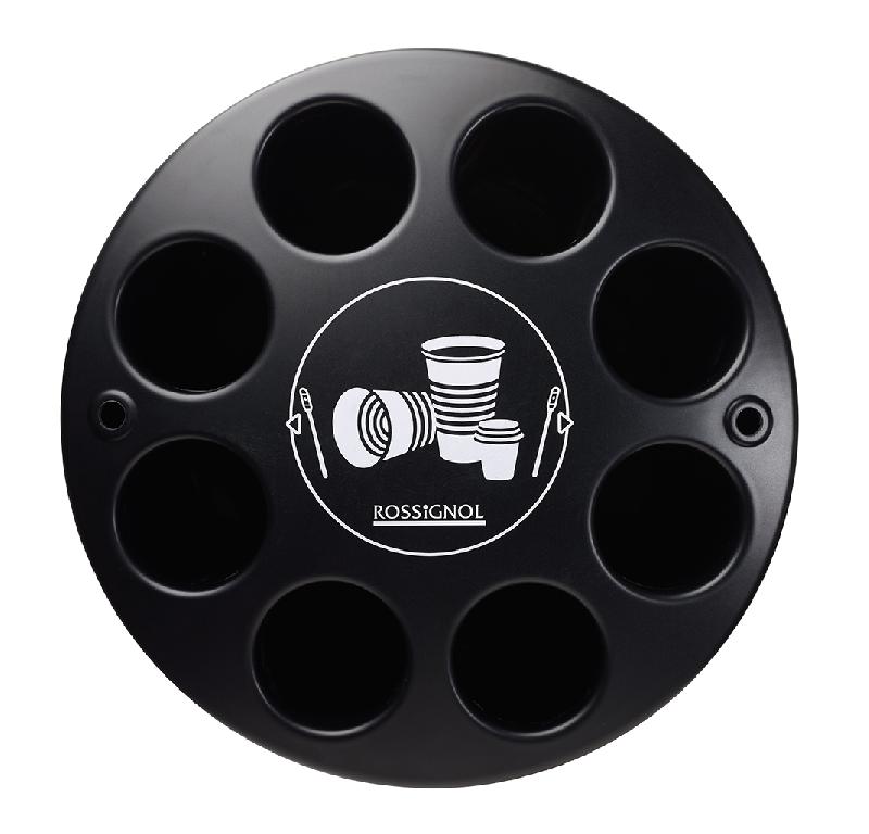 Collecteur de gobelets MULTIGOB GREEN - tout plastique Noir - Référence 57342 - Capacité 1600 gobelets_2