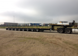 Semi-remorque surbaissée nooteboom c016637 - 121t - 8 essieux_2