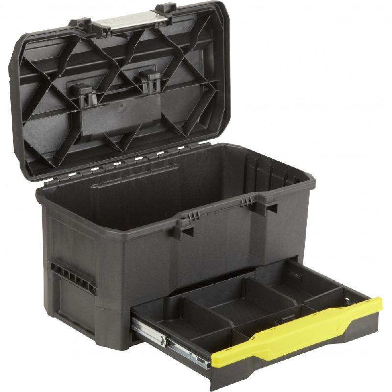 Servante modulable STANLEY en polypropylène avec roues et tiroirs