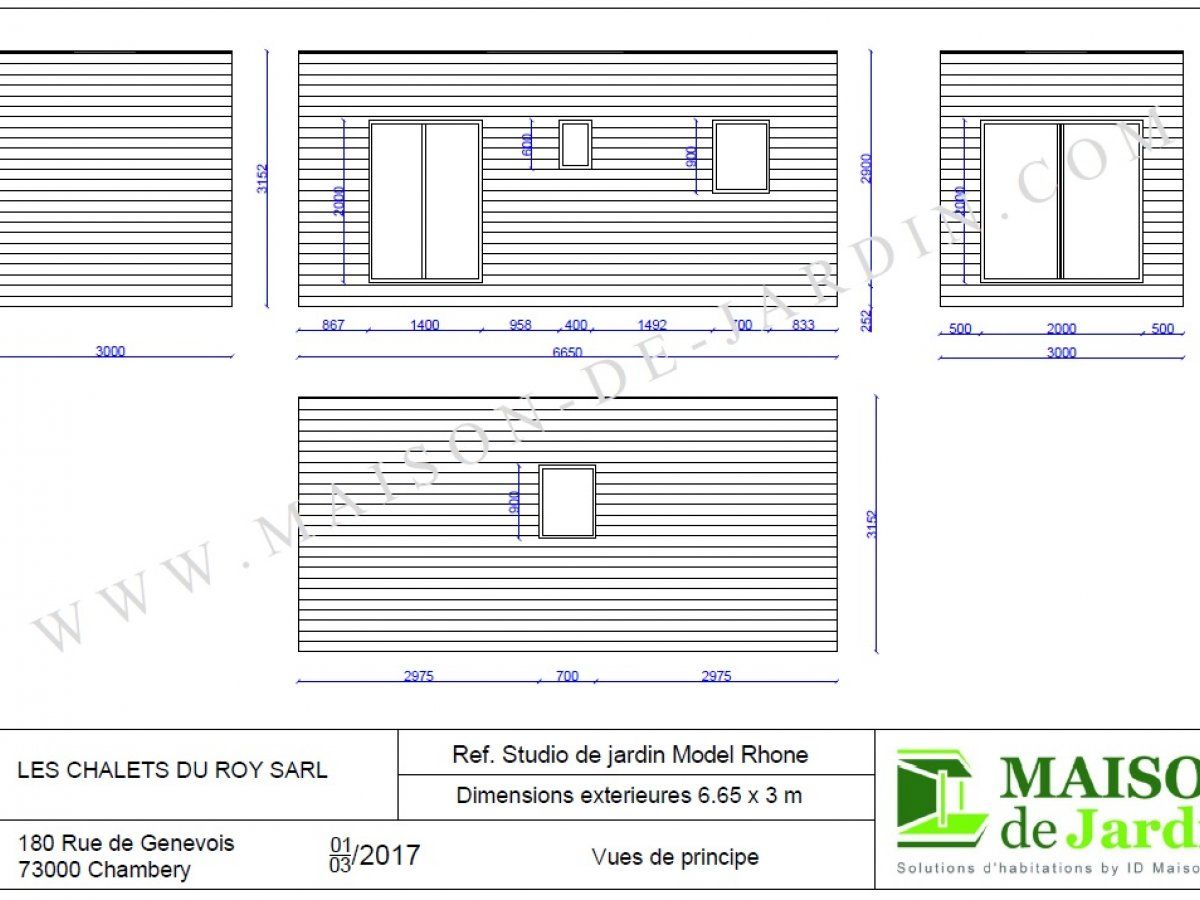 Studio de jardin - maison de jardin avec ossature bois - 20 m² tout équipé et isolé_2