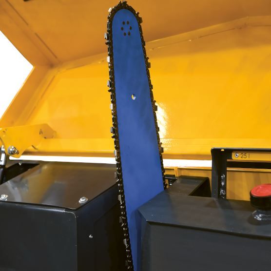 Combiné à bois de chauffage Titan 43/20J - Uniforest - diamètre de coupe max 43 cm - longueur des bûches 25 à 50 cm - force de fendage 20t - joystick électronique_2