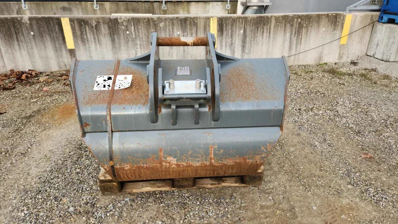 Godet niveleur Egli EPL-TR 160-1600 - Liebherr SW 33 - 2021 - Hardox 450/500 - 1600mm - 820L - RAL 7043_2