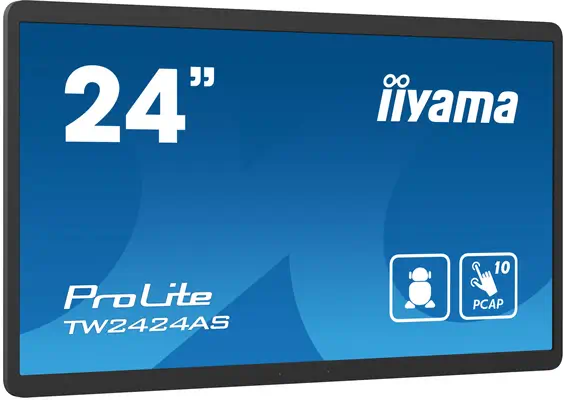 Iiyama TW2424AS-B1 àÉcran d'affichage dynamique àÉcran plat de signalisation numérique 60,5 cm (23.8