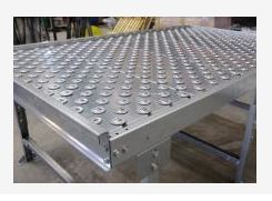 Table à billes pour bacs, caisses et cartons à fond lisse