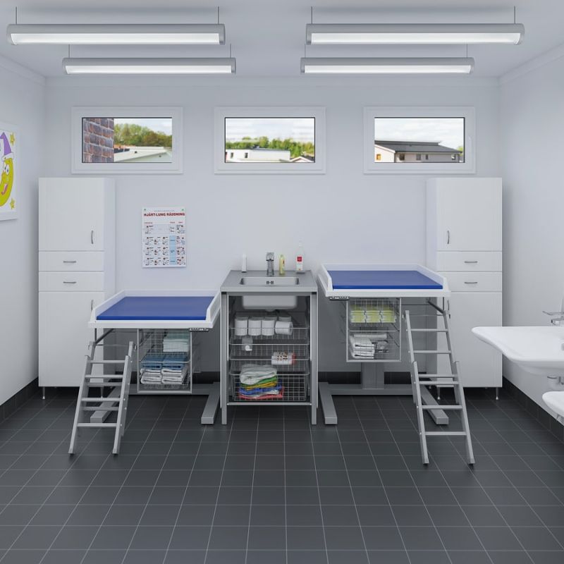 Table à langer pour handicapé - Granberg - électrique à hauteur variable 72-112 cm - 333-080_2