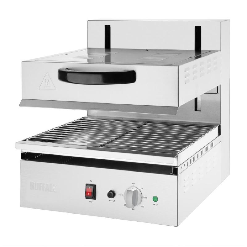Gril Salamandre avec Plaque de cuisson - Buffalo - HX584_2
