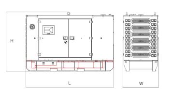 Groupe électrogène Diesel 400/230 V - 50 Hz - 3 Phases - AD490 (EU) - Motorisation Doosan Hyundai 414 kW_2