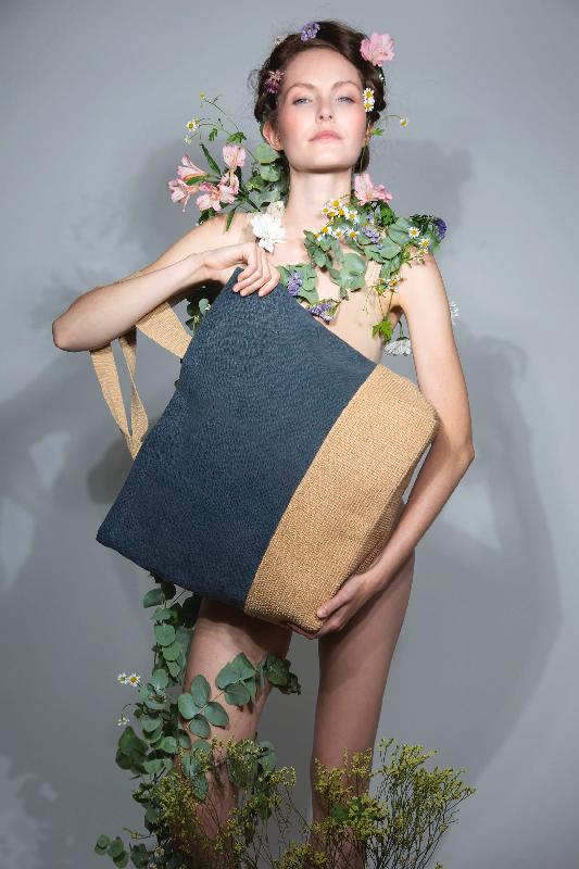 Sac en toile de jute souple et doux - Réf: KI0754 - Marque Kimood_2