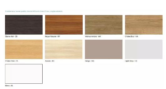 Cinetic - Bureau open space pour 4 personnes - Kollori - Plateau mélaminé double face - Piétement métallique en A_2