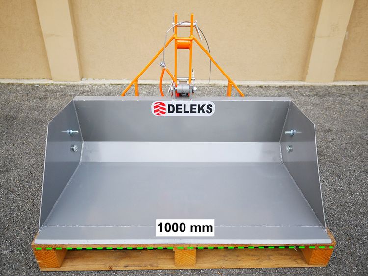 Prm-100-l - godets à basculement manuel - deleks - capacité de charge : 400 kg_2