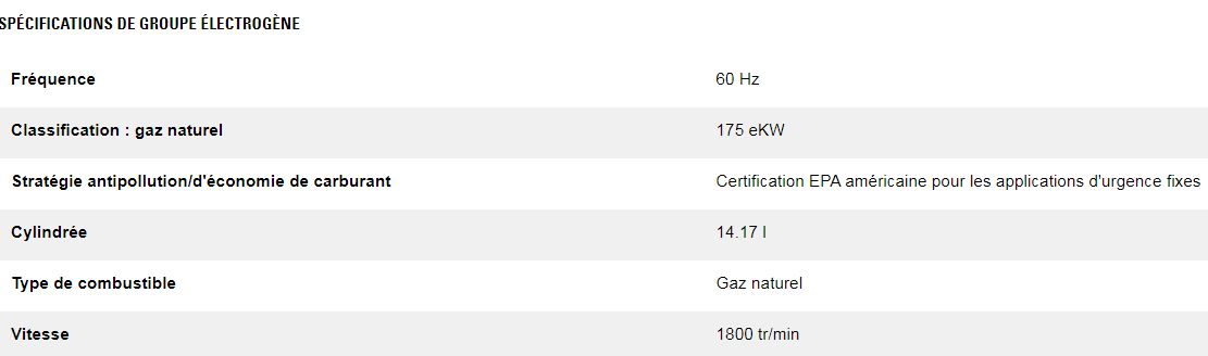 Dg175 gc (monophasé) groupes électrogènes industriel à gaz - caterpillar -  classification gaz naturel 175 kw_2