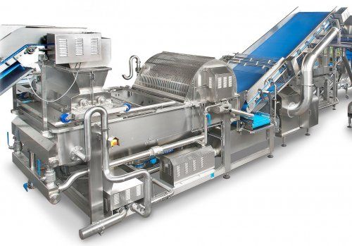 Laveuses industrielles alimentaires - Tecnoceam - 500 à 5000 kg/h - lavage à barbotage avec extraction par ruban percé_2