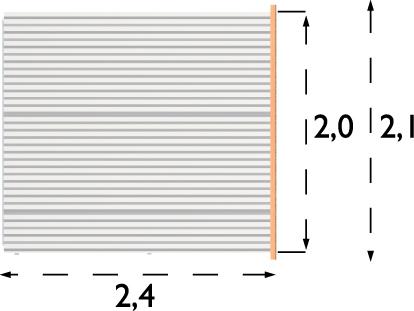 Rampe à vélos Borås réf-8012488 - Hags - 6 places - Galvanisé avec scellement béton_2