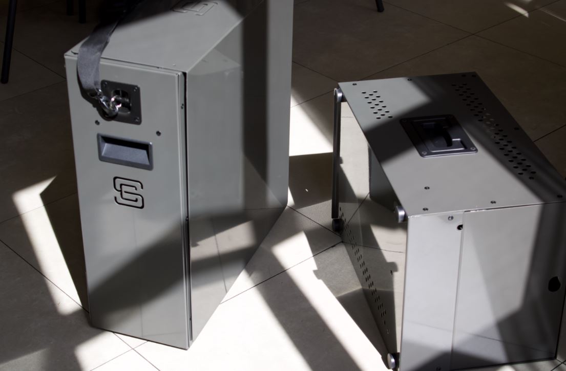 Borne à selfie en aluminium - légère, robuste et stable avec écran tactile 22 pouces et imprimante - TAKE AWAY_2