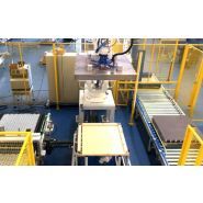 Rap EC Sagittarius - Palettiseur à palette fixe pour boîtes vides - Clevertech France_2