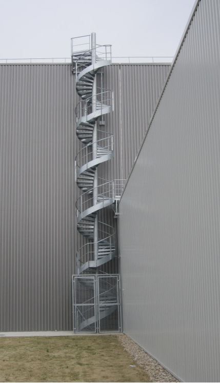 Escalier hélicoïdal yso-industrie - ysofer esca - diamètre 1400 à 3800 mm_2