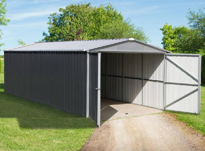 Garage métal S.H.T. 19,07 m² - Dimensions : 297 x 642 x 221 cm_2