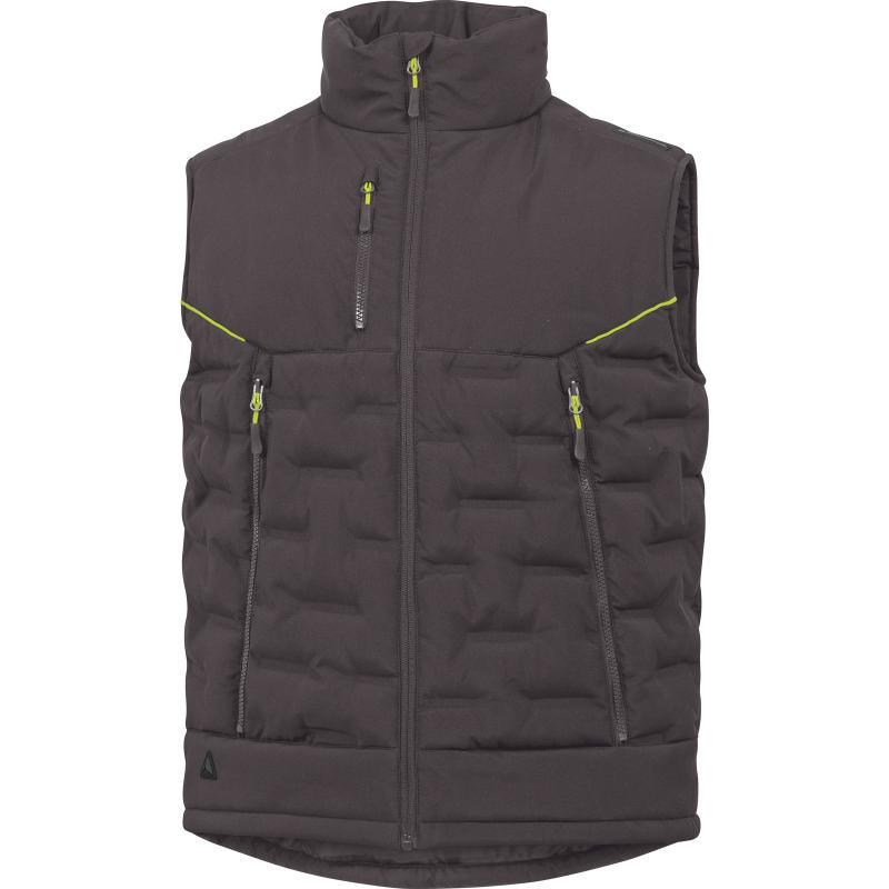 Gilet doudoune polyester 2 couches laminées - Gravity - fermeture zip anti-froid, protège reins, 4 poches_2