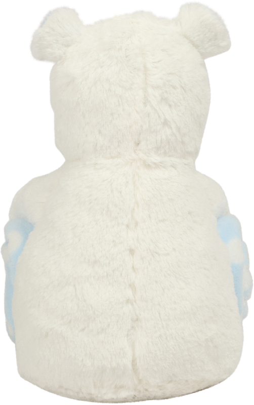 Peluche hippopotame avec couverture en velours à pois - Réf: MM606 - Marque Mumbles_2