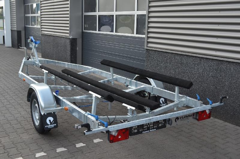 7m-2m20 2x1350kg - 2700 kg - VLEMMIX - Remorque Porte-Bateau version patin_2