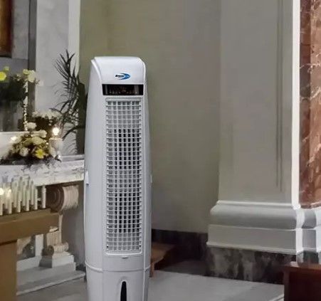 Brezza170 - Rafraîchisseur par évaporation 170 cm - Star Progetti France SARL - Mobile et puissant flux d'air de 3 500 m³/h_3