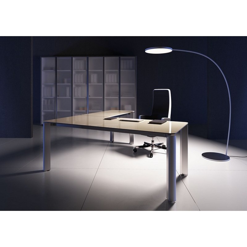 Bureau de direction Iulio - Référence 158425-158523 - L 180 x 90 avec retour portes coulissantes_2