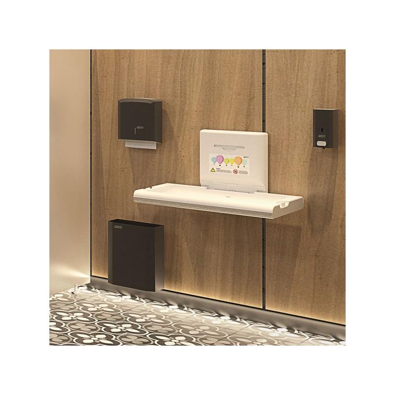 CP0016HCS - BabyMedi table à langer satinée en inox avec surface anti-microbienne - jusqu'à 22 kg_2