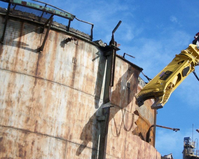 Cisaille robuste pour engins de 1 à 300 tonnes