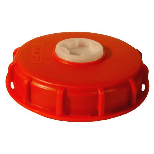 Couvercle Schütz Ø150 rouge + bonde 2