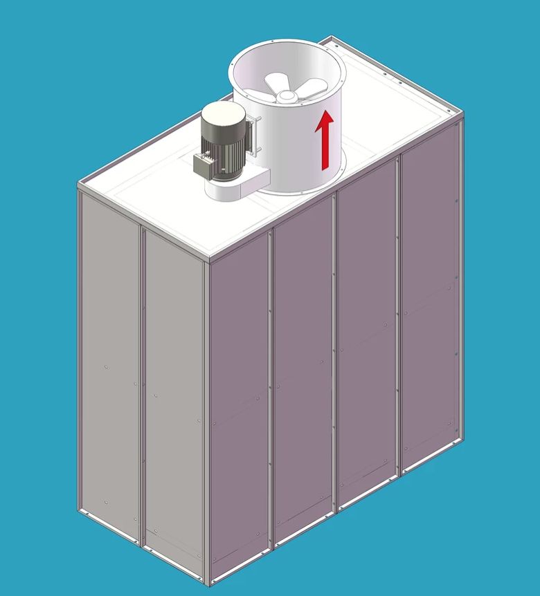 Mur filtrant de ponçage RMP200 - Dimensions 2000x1000x1900mm - Double filtration Sellerpro_2