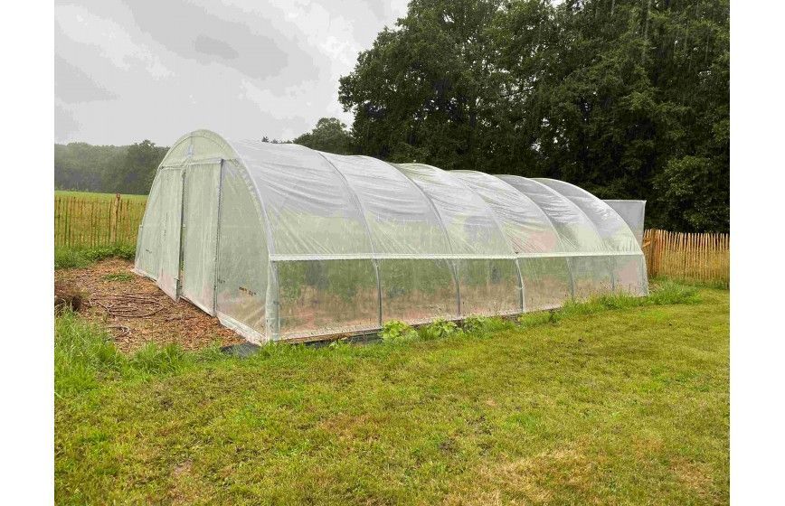 Serre tunnel professionnelle pour tous les budgets espaces verts ayant de surface de 58,50 m2 et jusqu'à 250 m2 - NORMANDIE_3