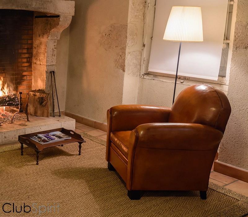 Fauteuil Opéra - Dossier montant, fabrication traditionnelle, châssis hêtre massif, rembourrage crin végétal ou mousse Bultex_2