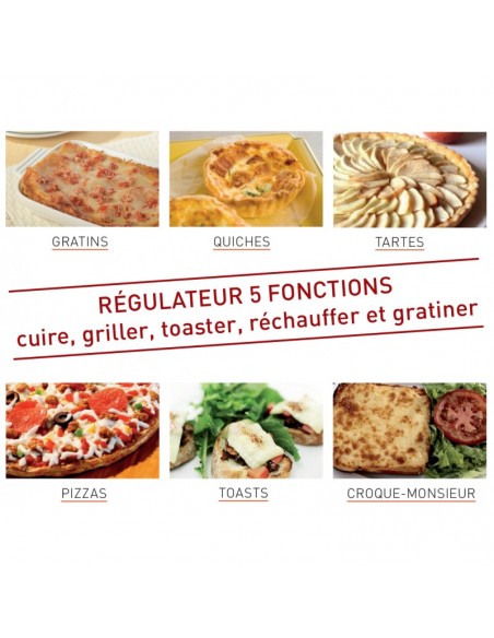 Toaster électrique SOFRACA 2 étages - tubes quartz - multifonction inox - 11562R_2