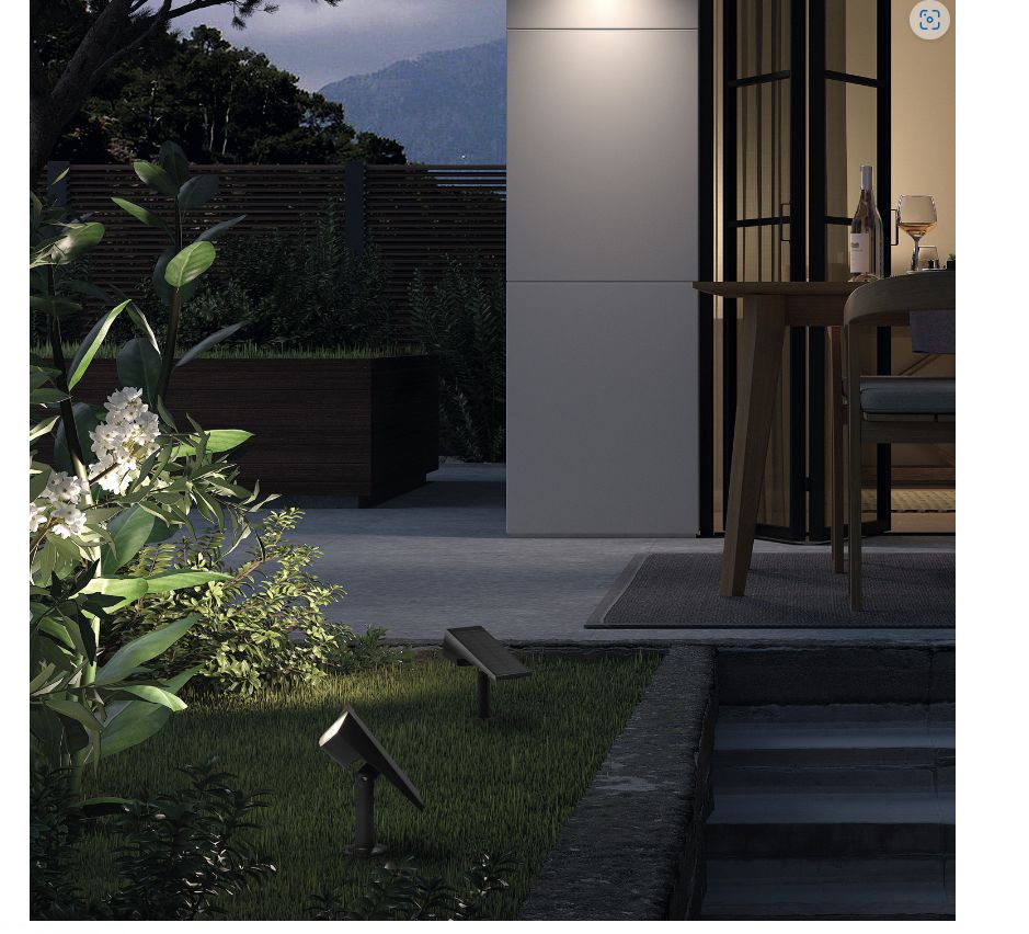 Projecteur à piquet -  solaire - lumber - 3000 k - 160 lumens - faisceau de 30 °_2