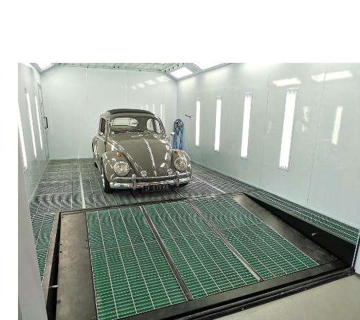 Cabine de peinture automobile VL & VU - évolutive 8m - carrosserie avec ventilation verticale ou horizontale_2