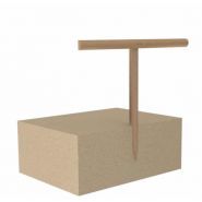 Clôture de carrière horse stop Optima - 1 demi-lice, 1m20 - Autoclave classe IV - Ref. C1180-1_2